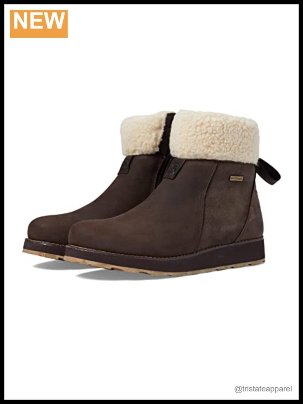 Kamik Ariel F Zip Waterproof Suede Ankle Bootie
